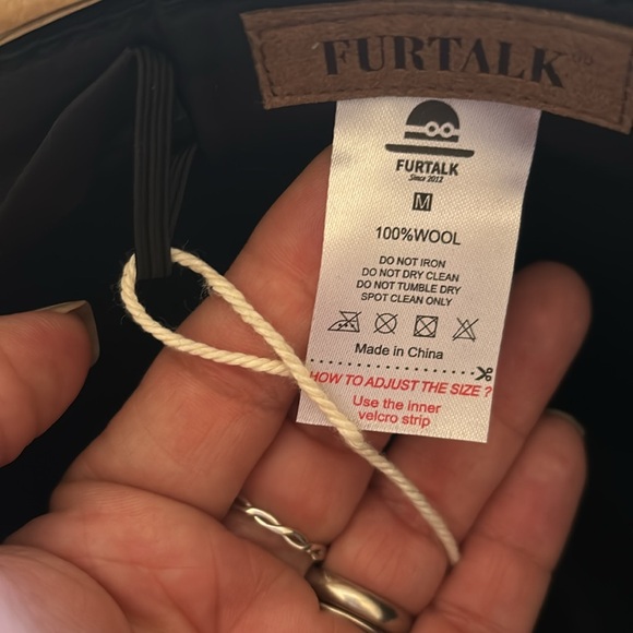 COPY - FURTALK Fedora Hats for Men Women 100% Australian Wool Felt Wide Brim Hat - Picture 8 of 9